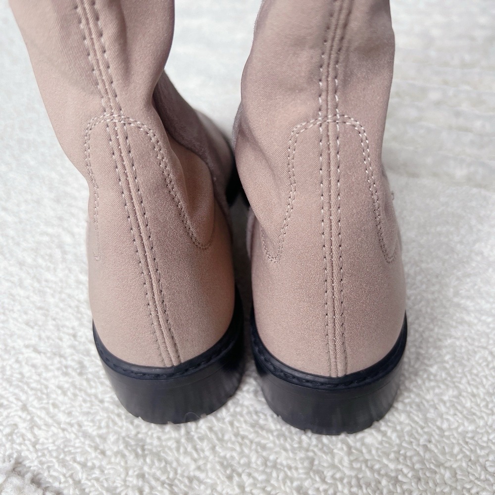Stuart Weitzman City 5050 OTK Over  The Knee Boots Tan Brown Suede US 5.5 - Picture 6 of 12